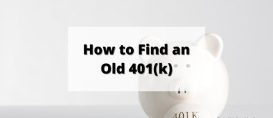 How to find an old 401k