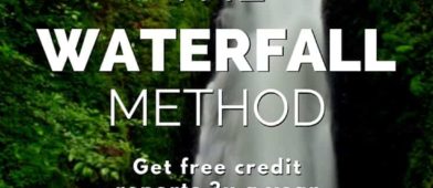 Use the waterfall method to get your free credit reports 3 times a year, instead of just once.