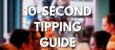 Everyone makes tipping seem so hard. It's really easy and in 10 seconds I can explain it. There's also a longer version in case you wanted to get all fancy.