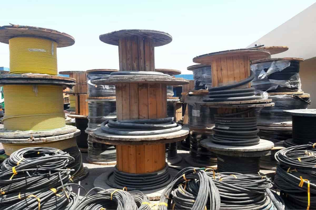  Used Copper Cable; Flexible Lightweight Reliable Low Signal Loss 