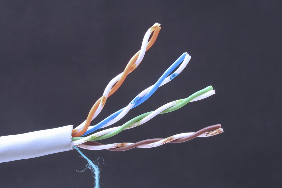  Twisted Pair Copper Cable; Thin Flexible Designs Easy Installation 